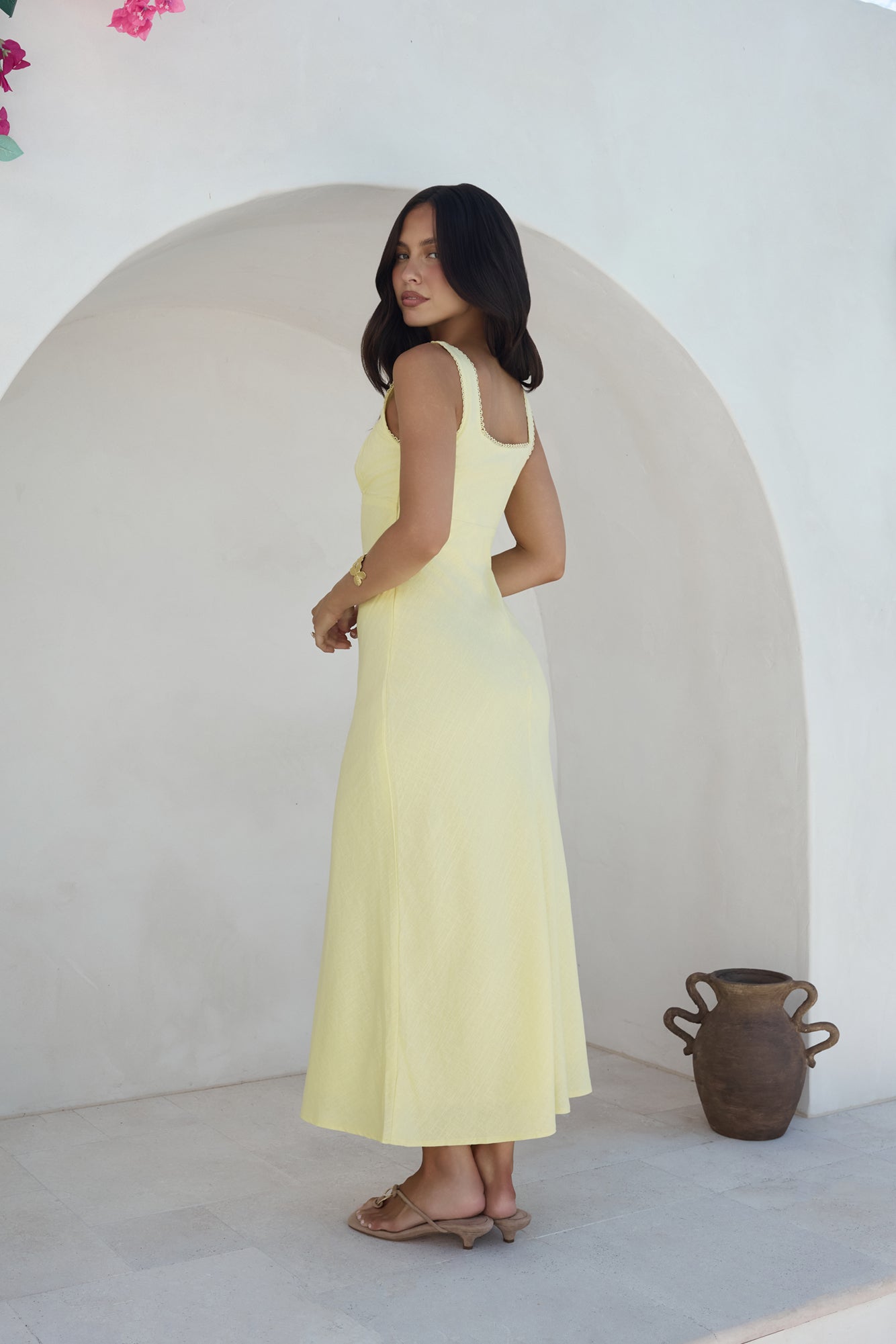 Lemon Squeeze Maxi Dress Yellow