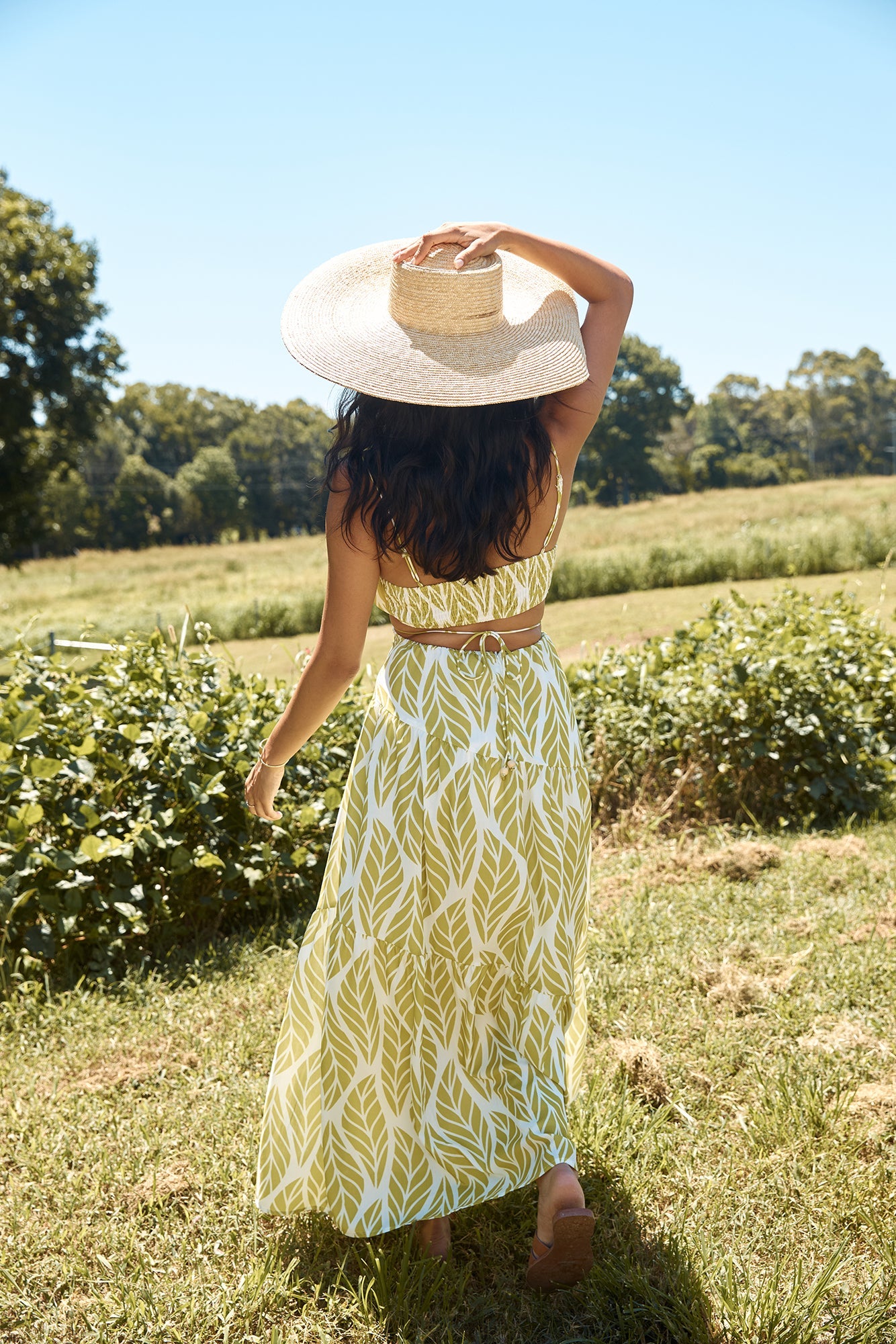 Tropic Trails Maxi Dress Green