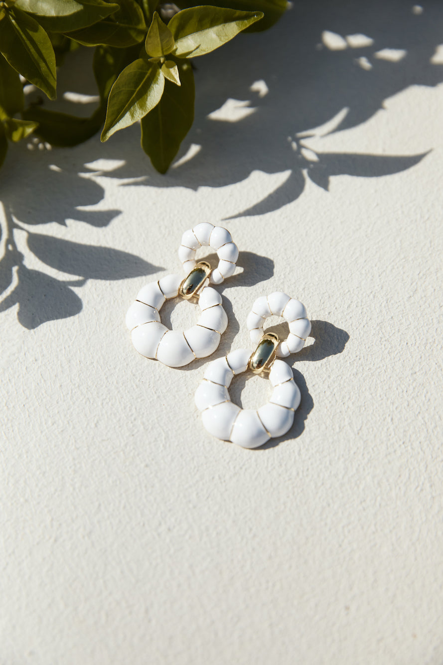 18k Gold Plated Sandy Shores Earrings Gold