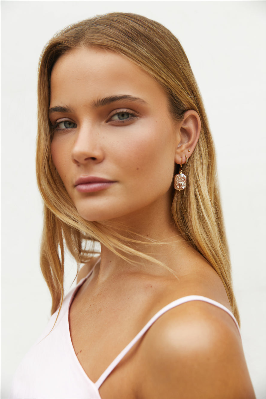 18k Gold Plated Deep Sea Earrings Gold