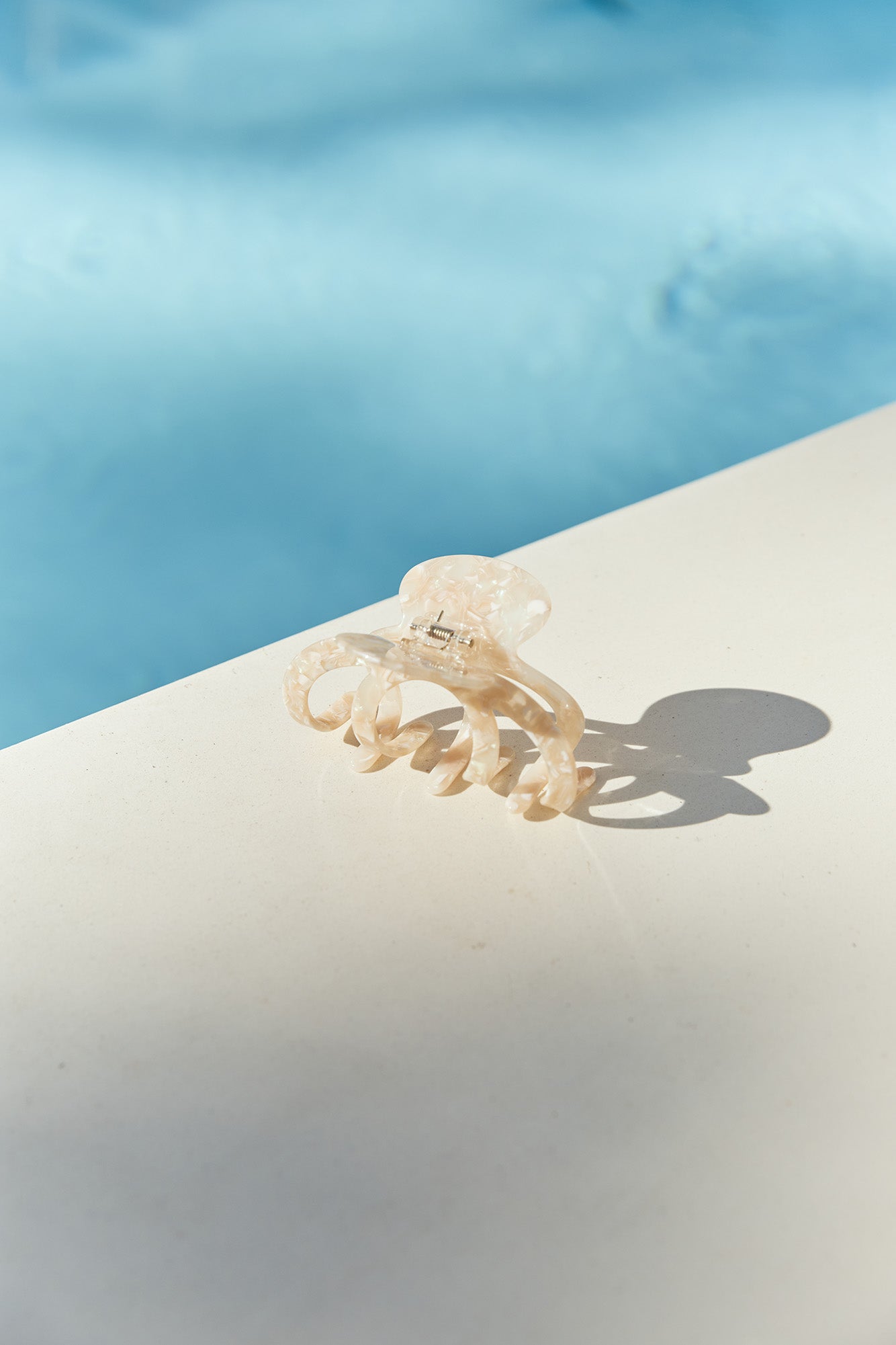 Mermaid Watch Claw Clip Nude