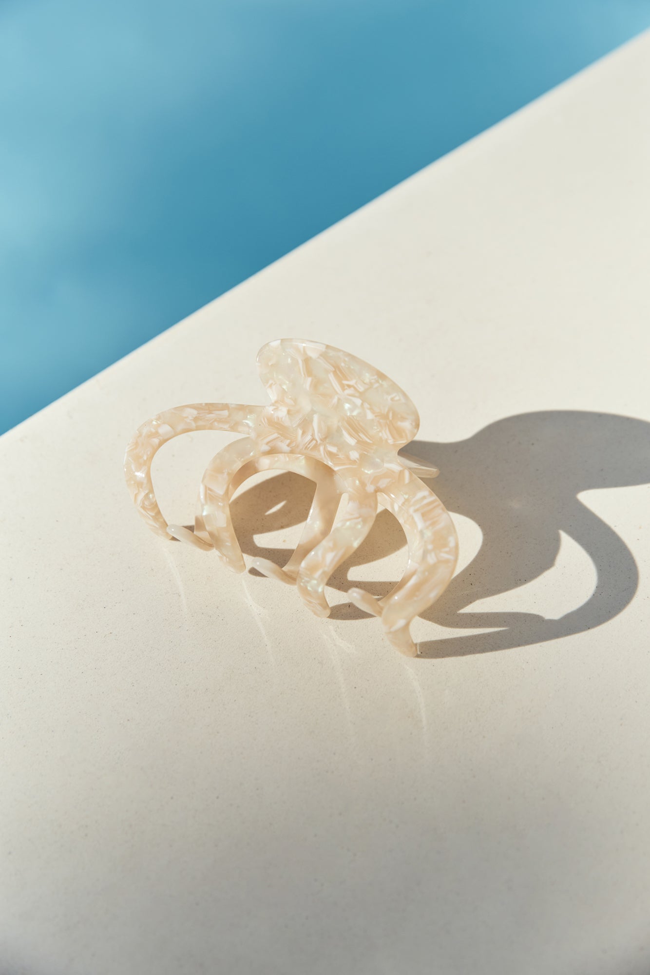 Mermaid Watch Claw Clip Nude