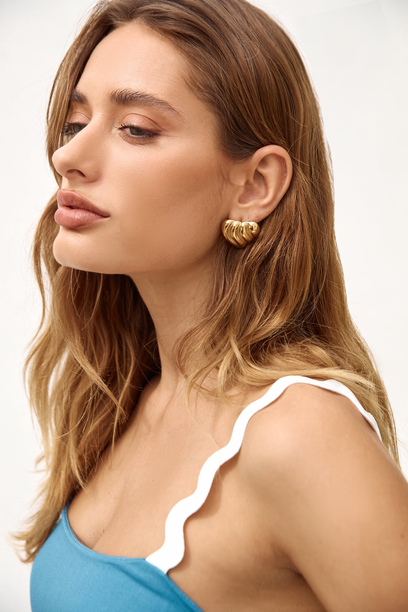 18k Gold Plated Fave Places Earrings Gold