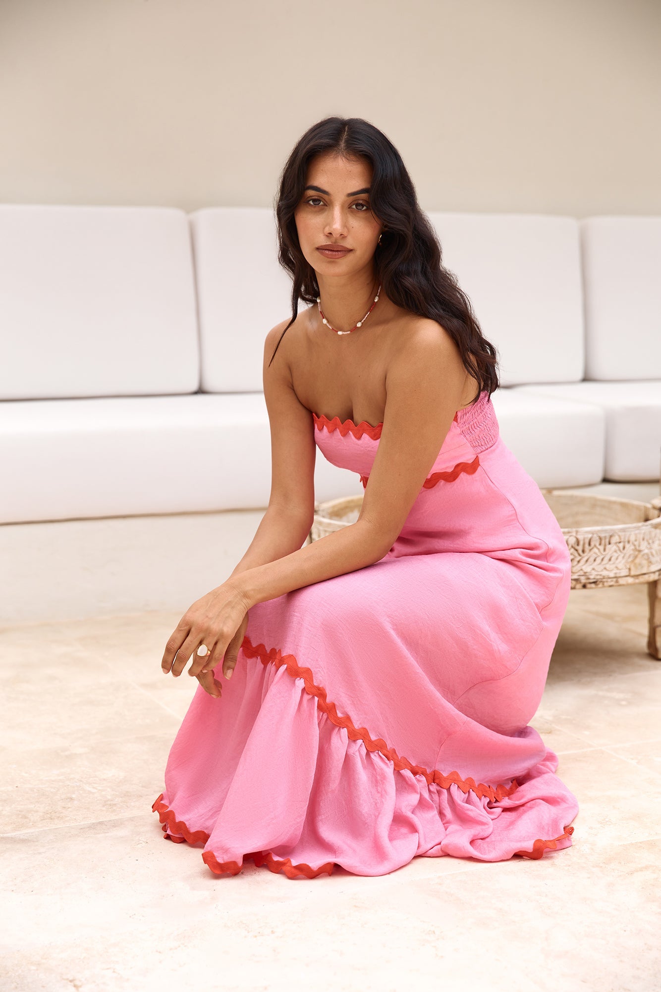 Cherry On Top Maxi Dress Pink
