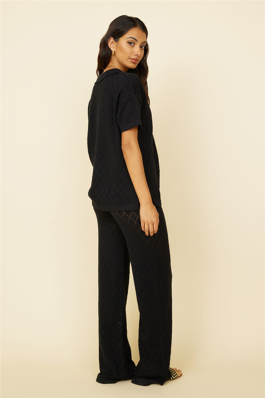 Angel Face Pants Black