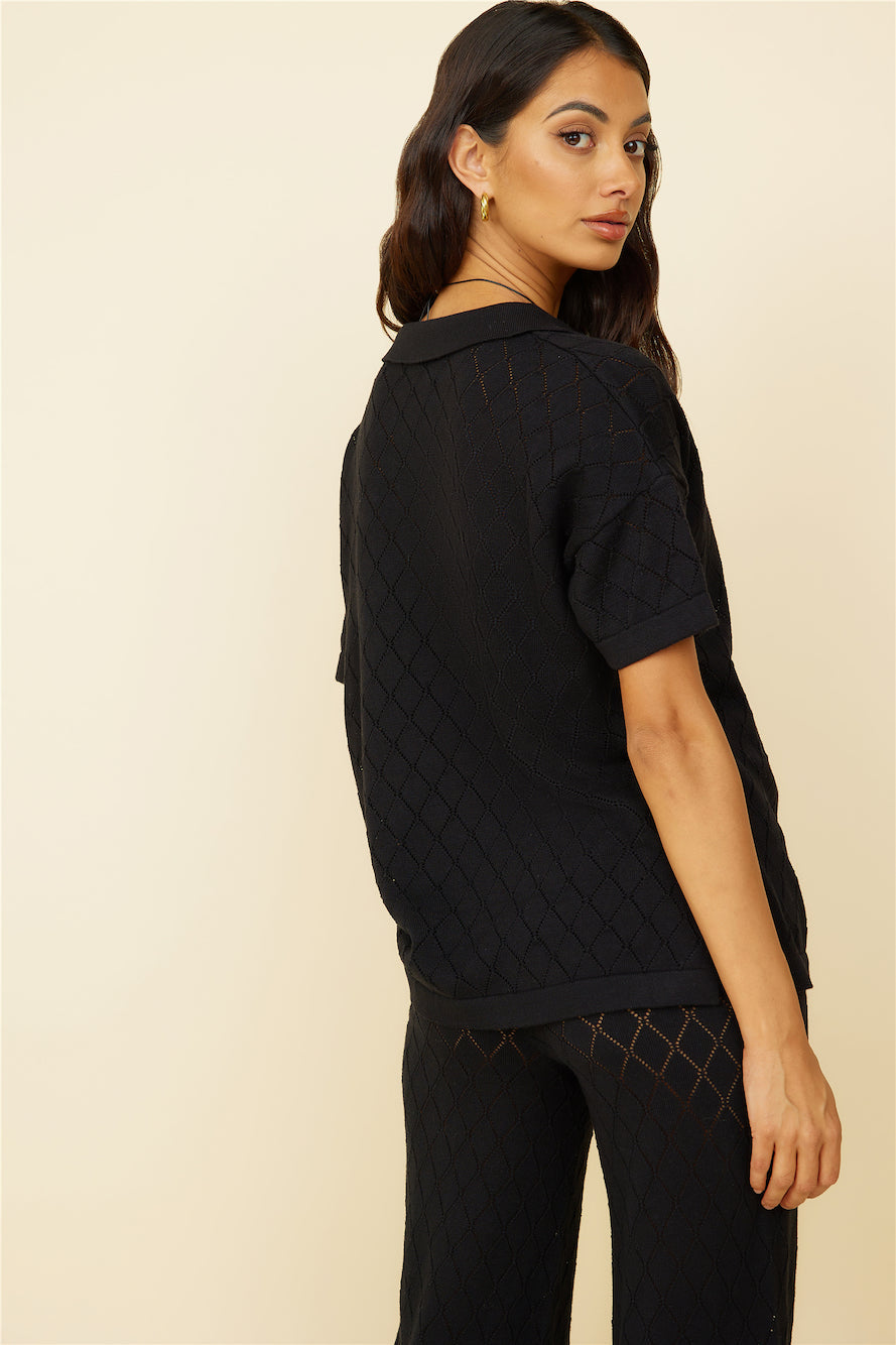 Angel Face Pants Black