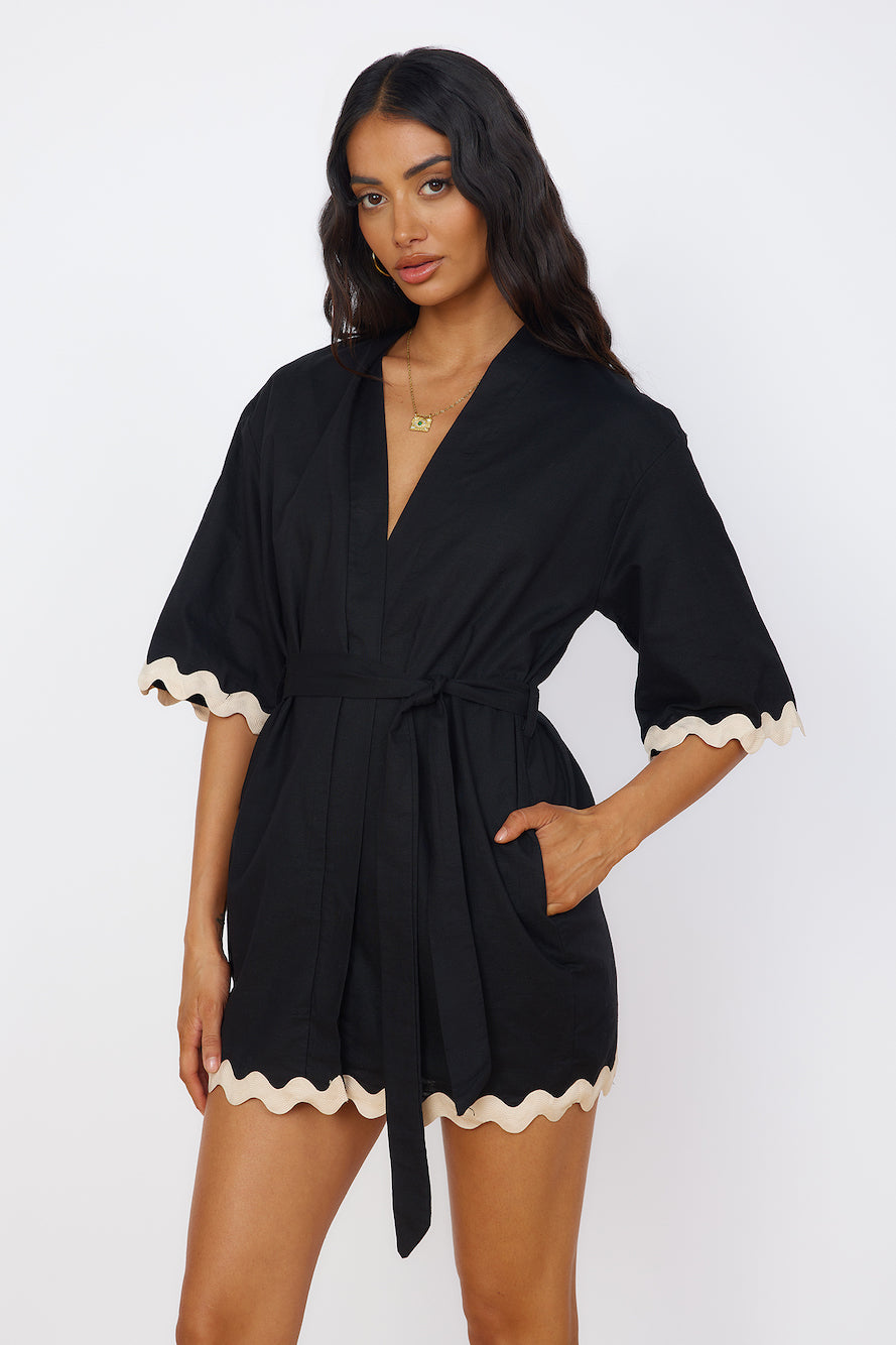 SEVEN WONDERS Harry Mini Dress Black