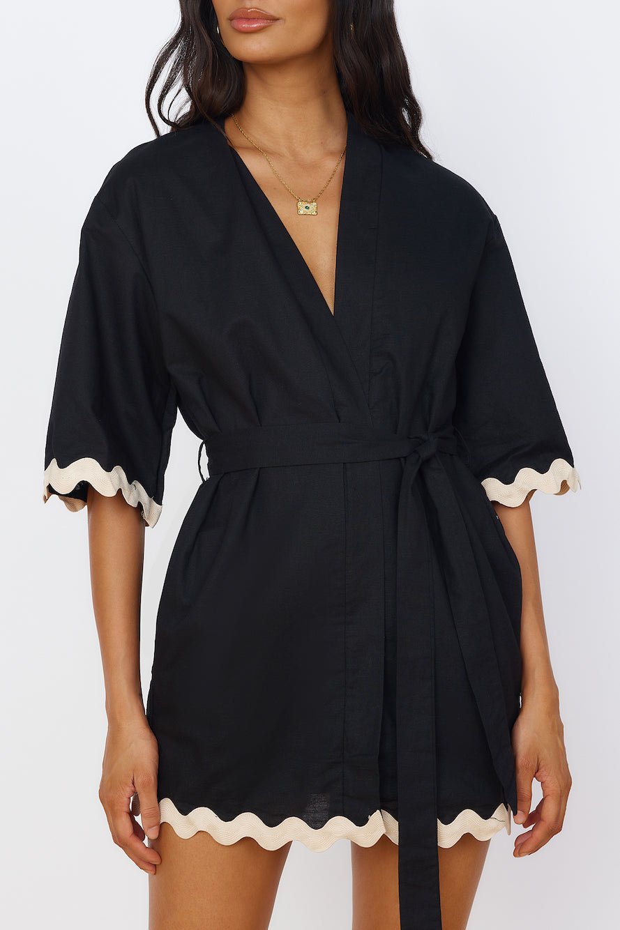 SEVEN WONDERS Harry Mini Dress Black