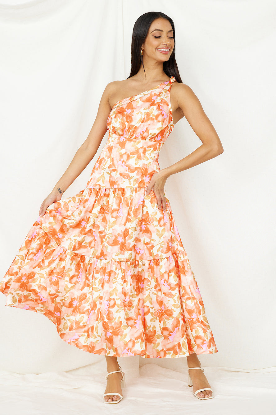 Dream Girl Maxi Dress Orange