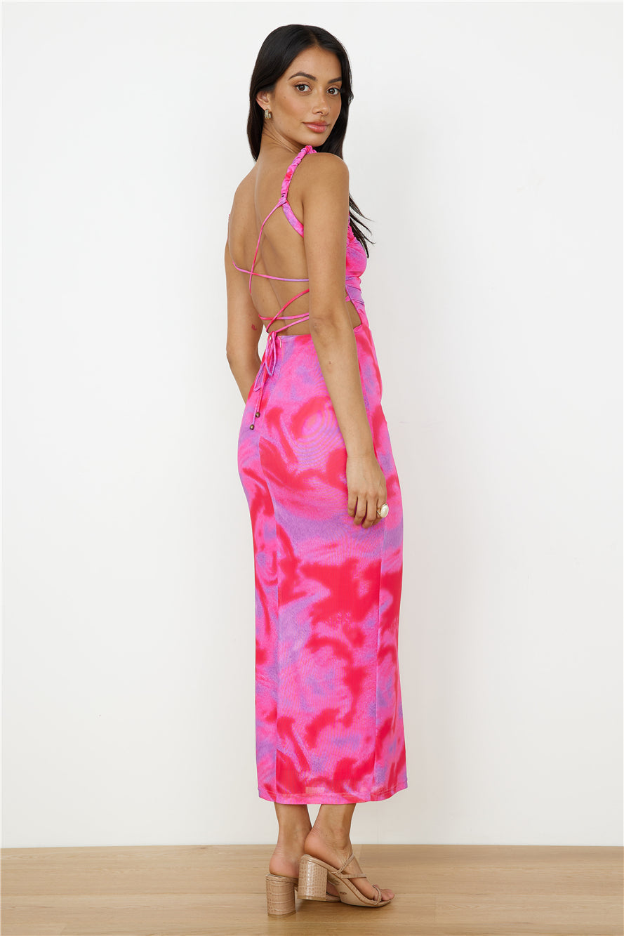 Enchanted Skies Maxi Dress Pink