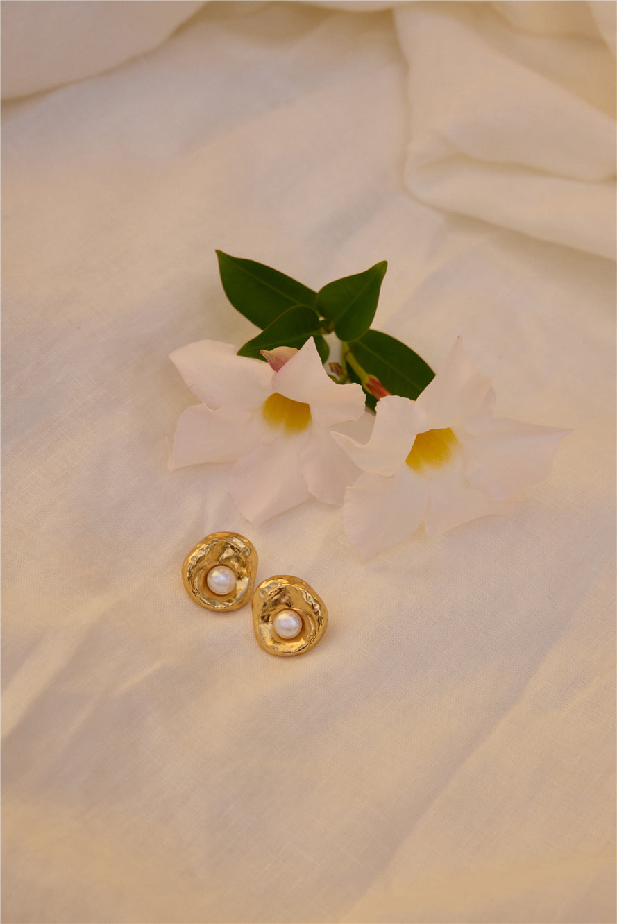 18K Gold Plated Sea Bound Earrings Gold