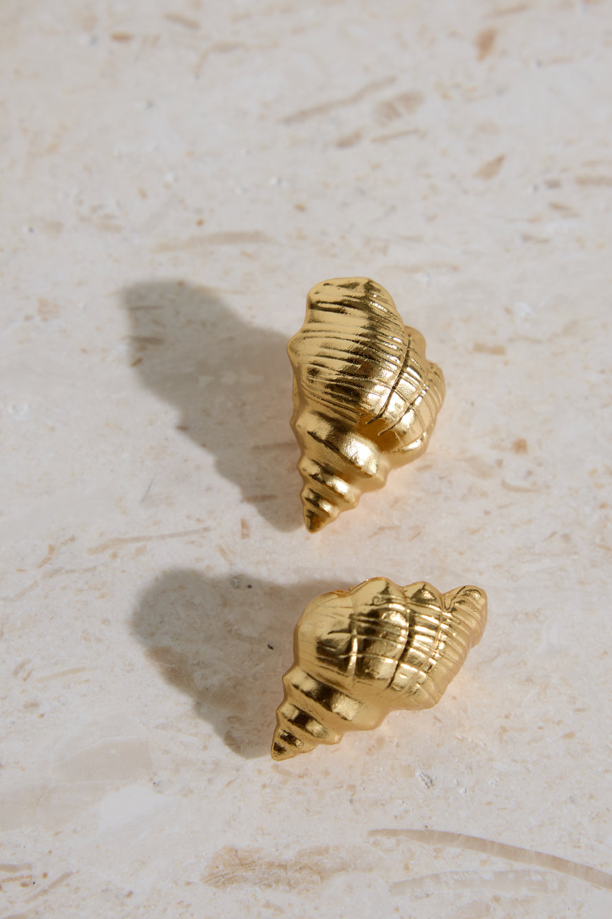 18K Gold Plated Find Your Shell Earrings