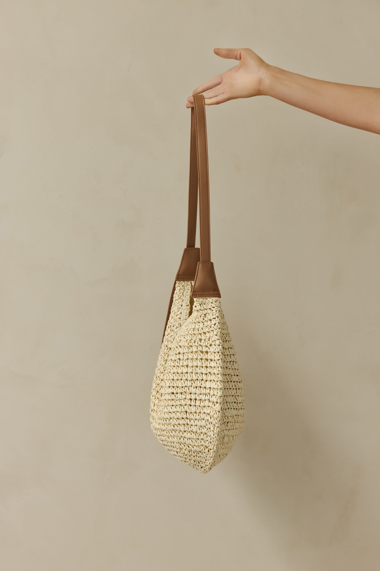 Mia Shoulder Bag Natural Rattan