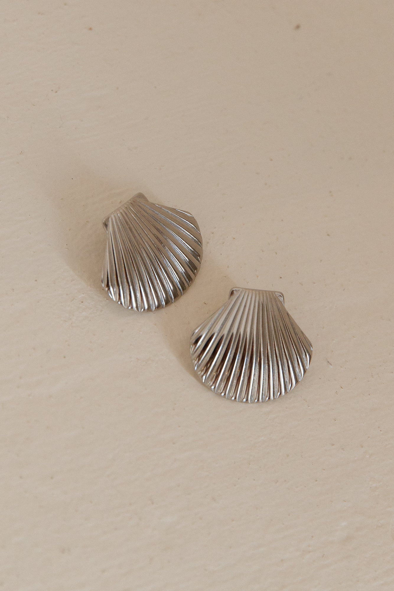 Washed Up Earrings Silver