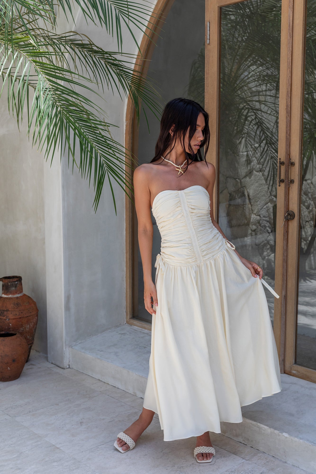 Zori Maxi Dress Cream