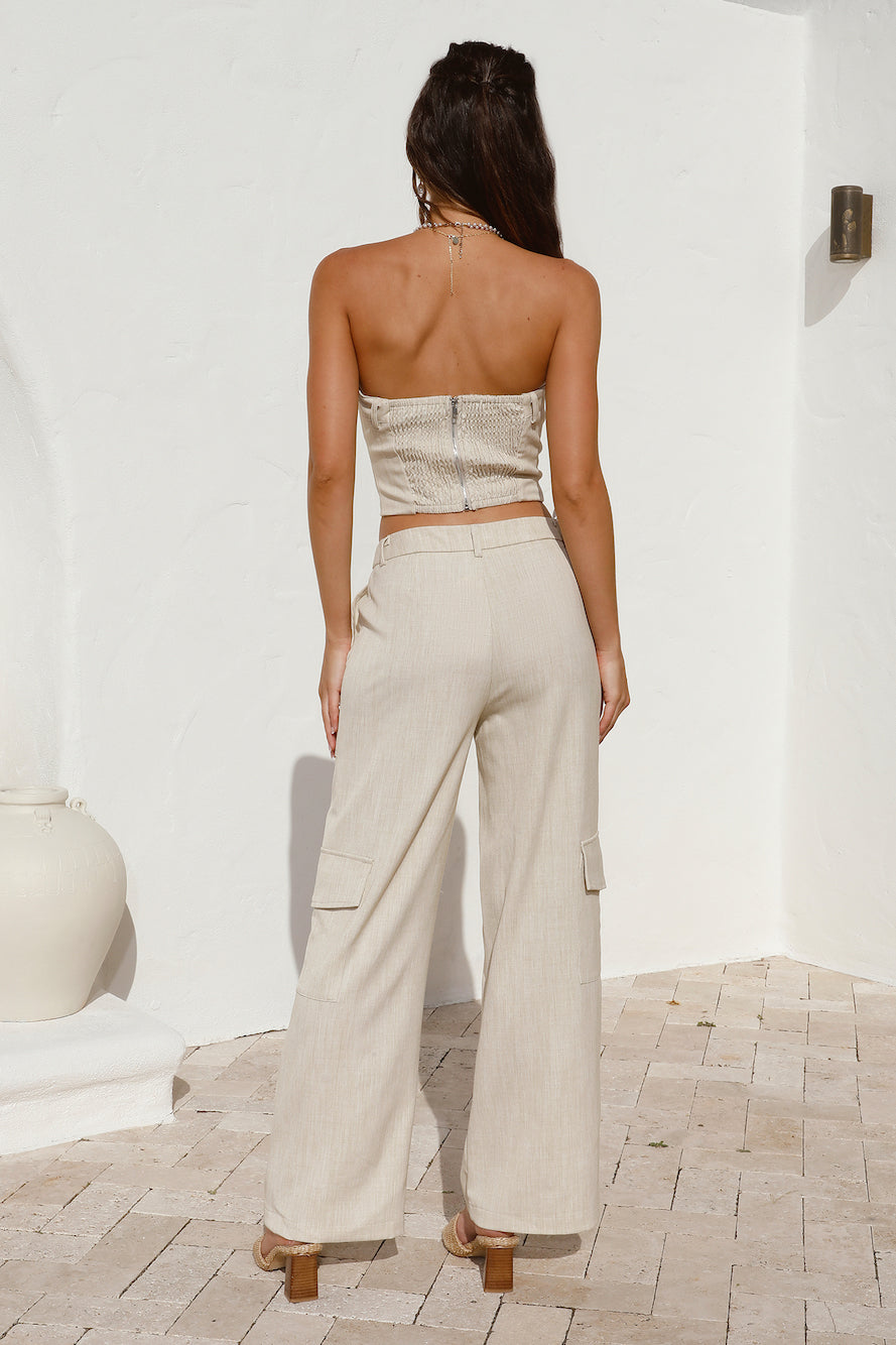 Have My Word Pants Beige