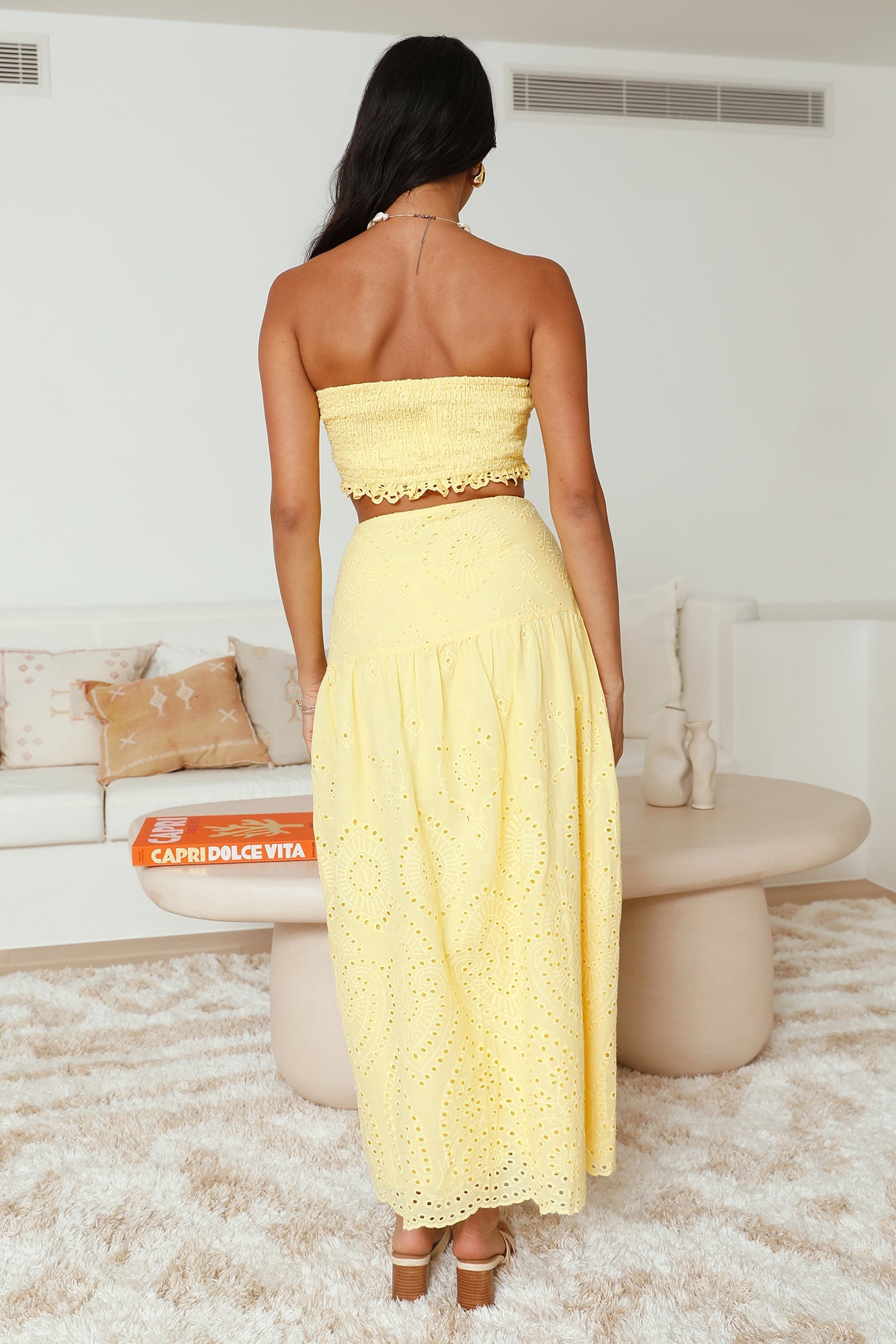 Enjoy Daylight Crop Top Yellow