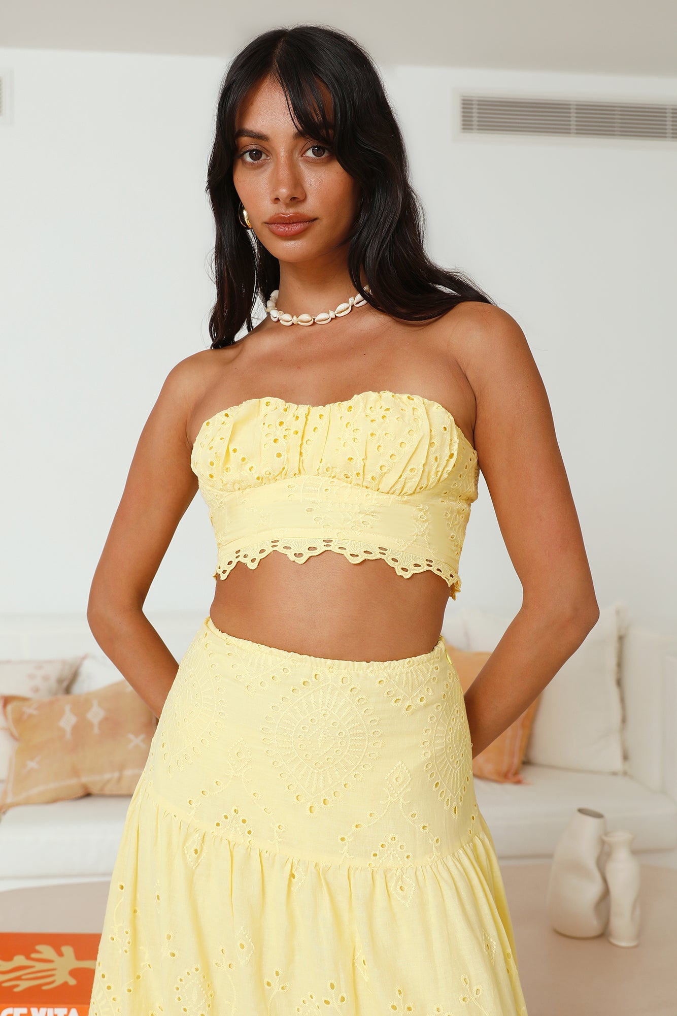 Enjoy Daylight Crop Top Yellow