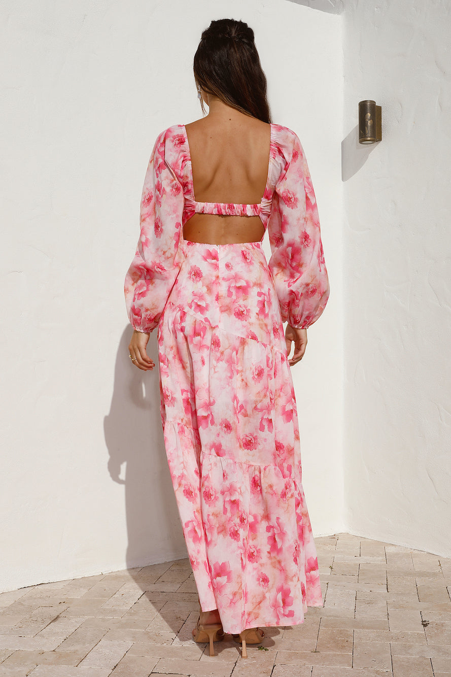 Like A Princess Maxi Dress Pink