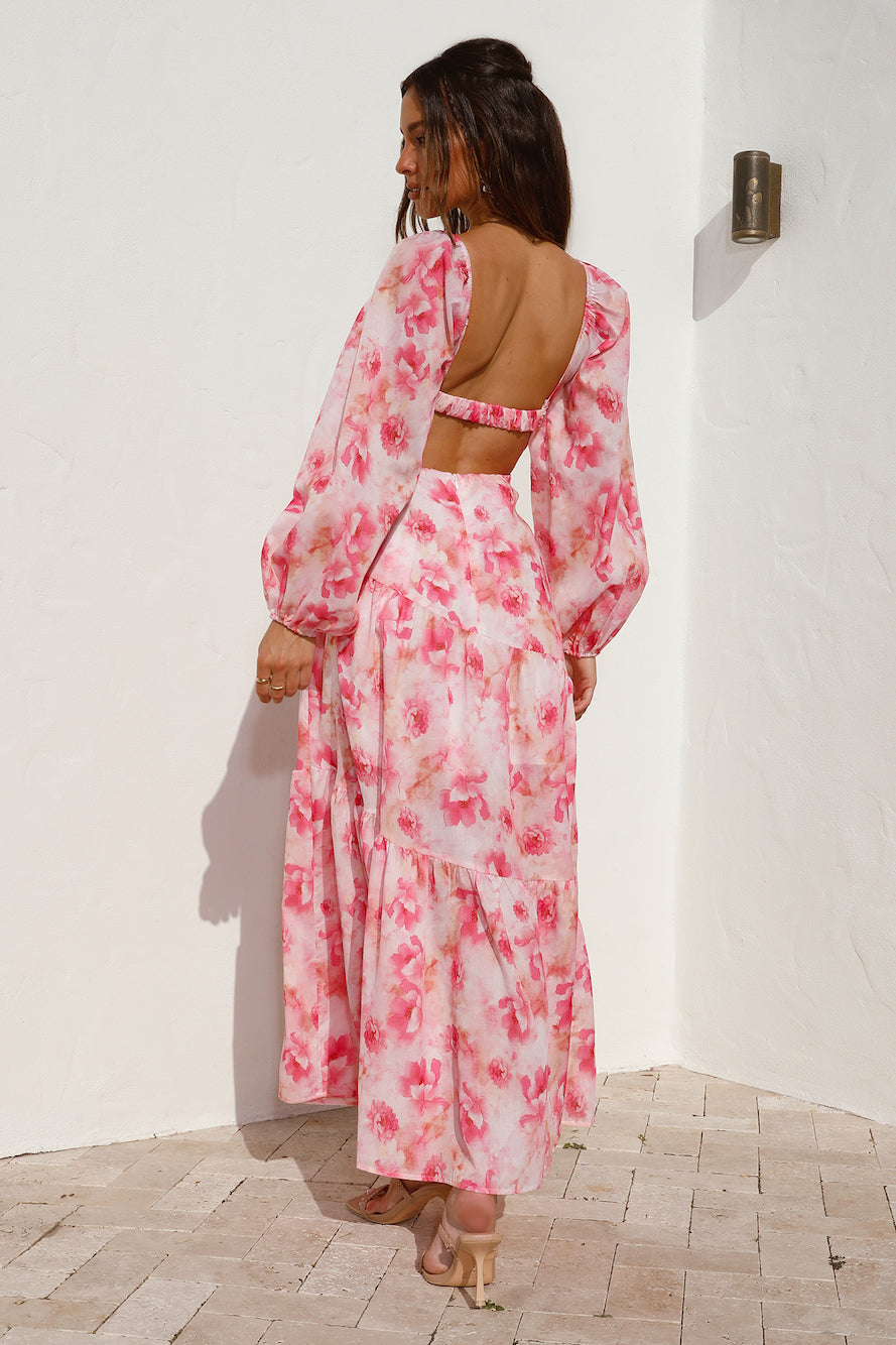 Like A Princess Maxi Dress Pink