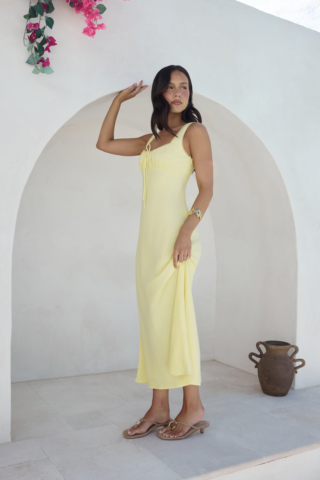 Lemon Squeeze Maxi Dress Yellow