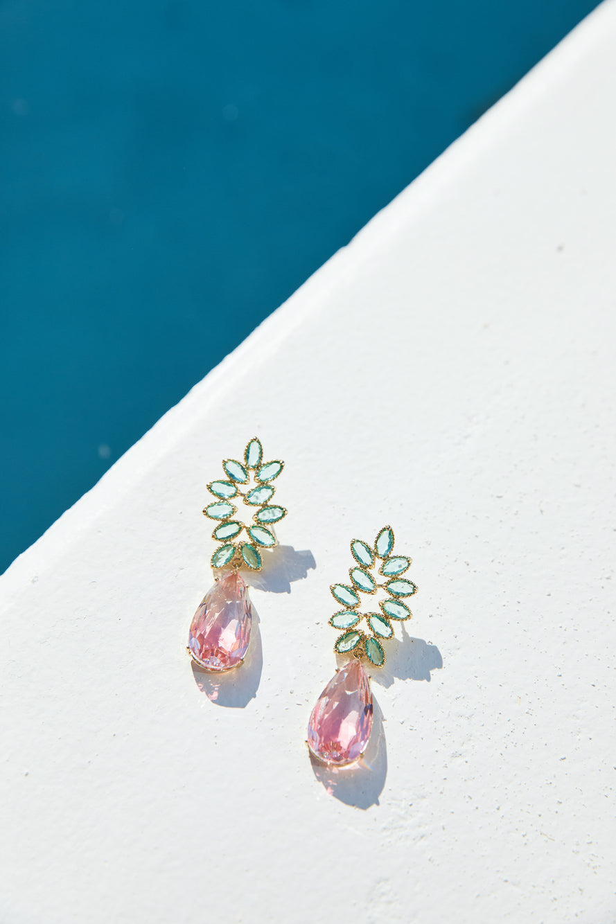 18k Gold Plated Island Treasure Earrings Gold