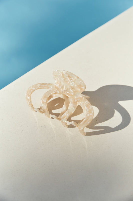 Mermaid Watch Claw Clip Nude