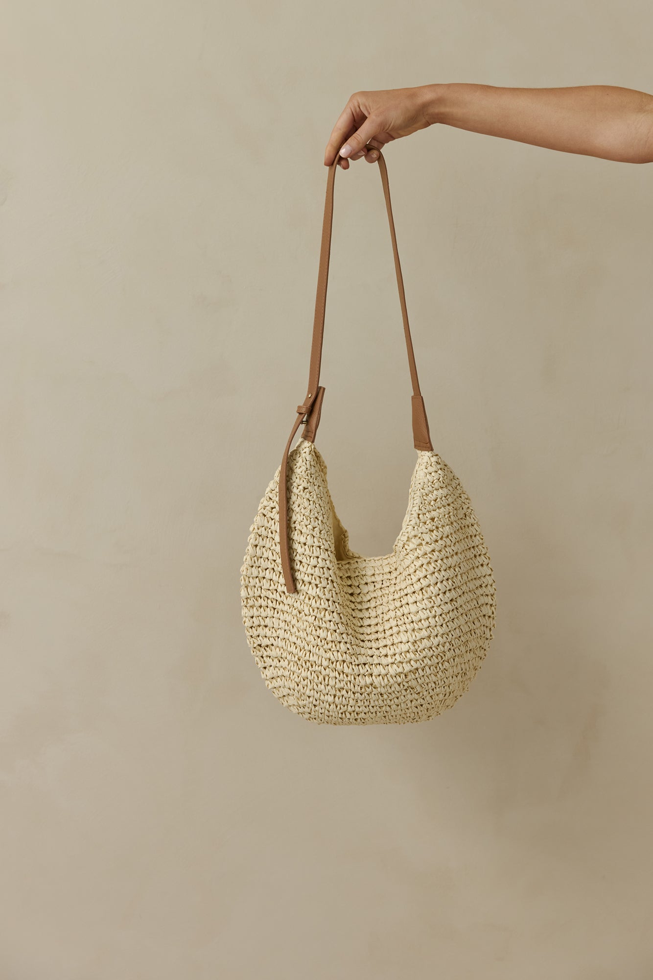 Mia Shoulder Bag Natural Rattan