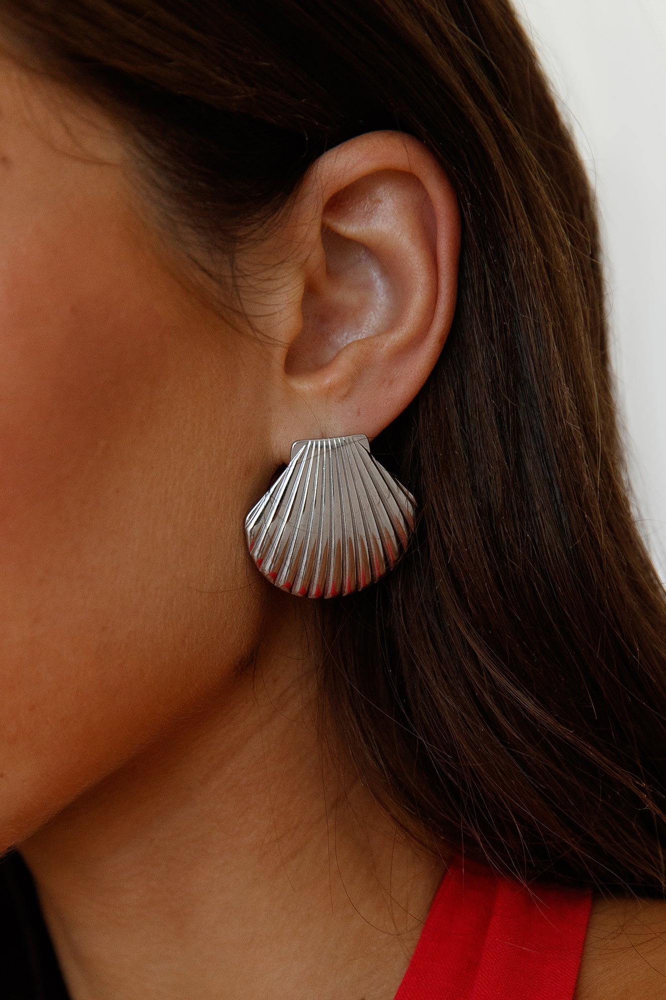 Washed Up Earrings Silver
