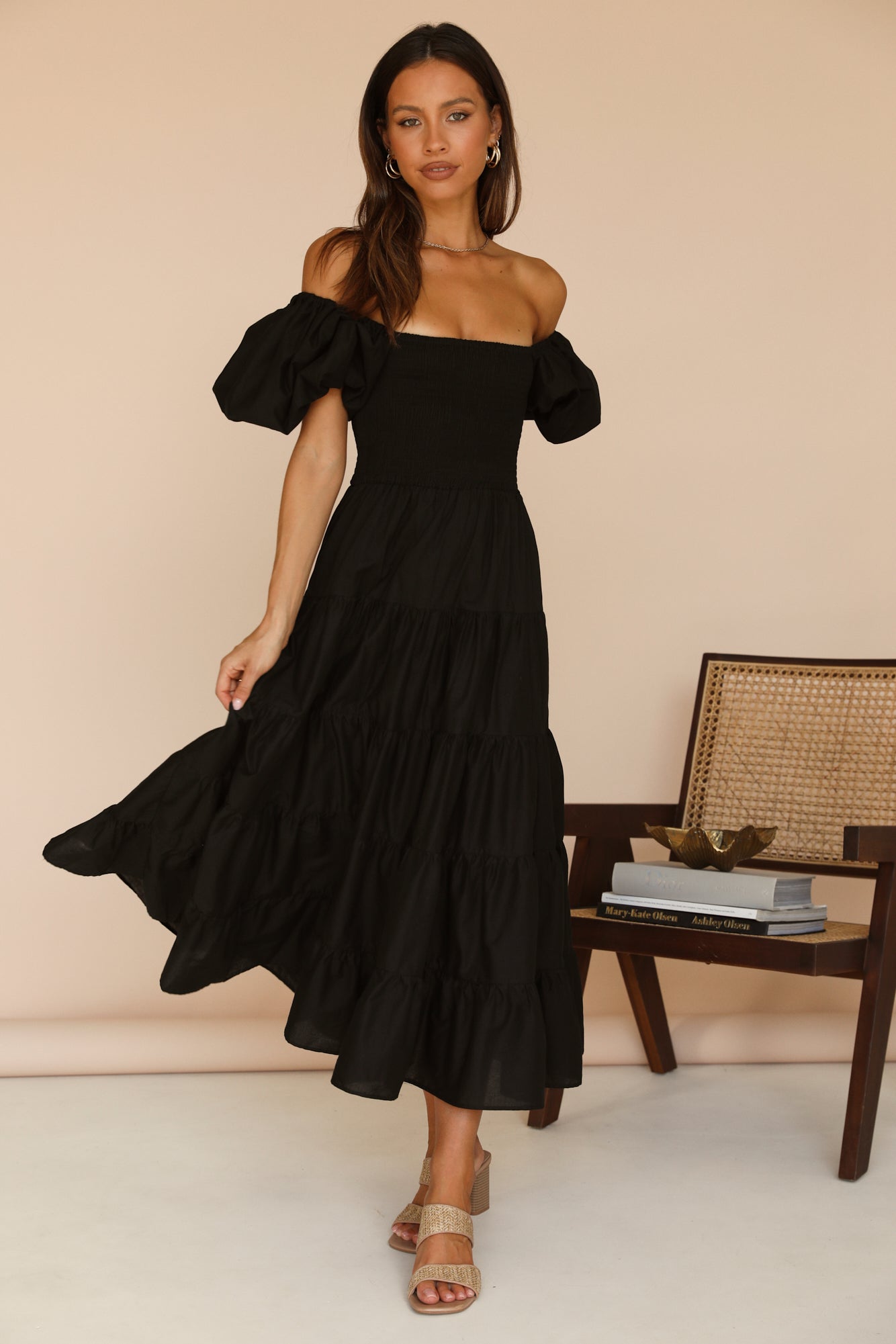 Adela Maxi Dress Black