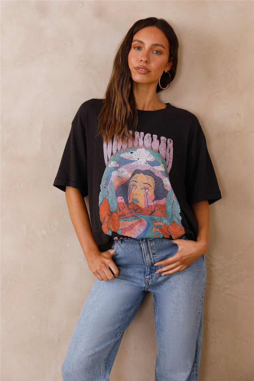WRANGLER Slouch Tee Rainbow Tears